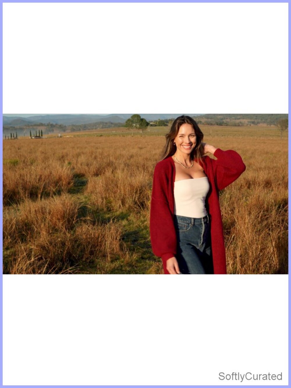 Oversized Long Cardigan Sweater Knit Open Front Casual Layering - Picture 5 of 6